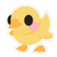 Chick Sticker - Rare from Pets Plus Sticker Pack